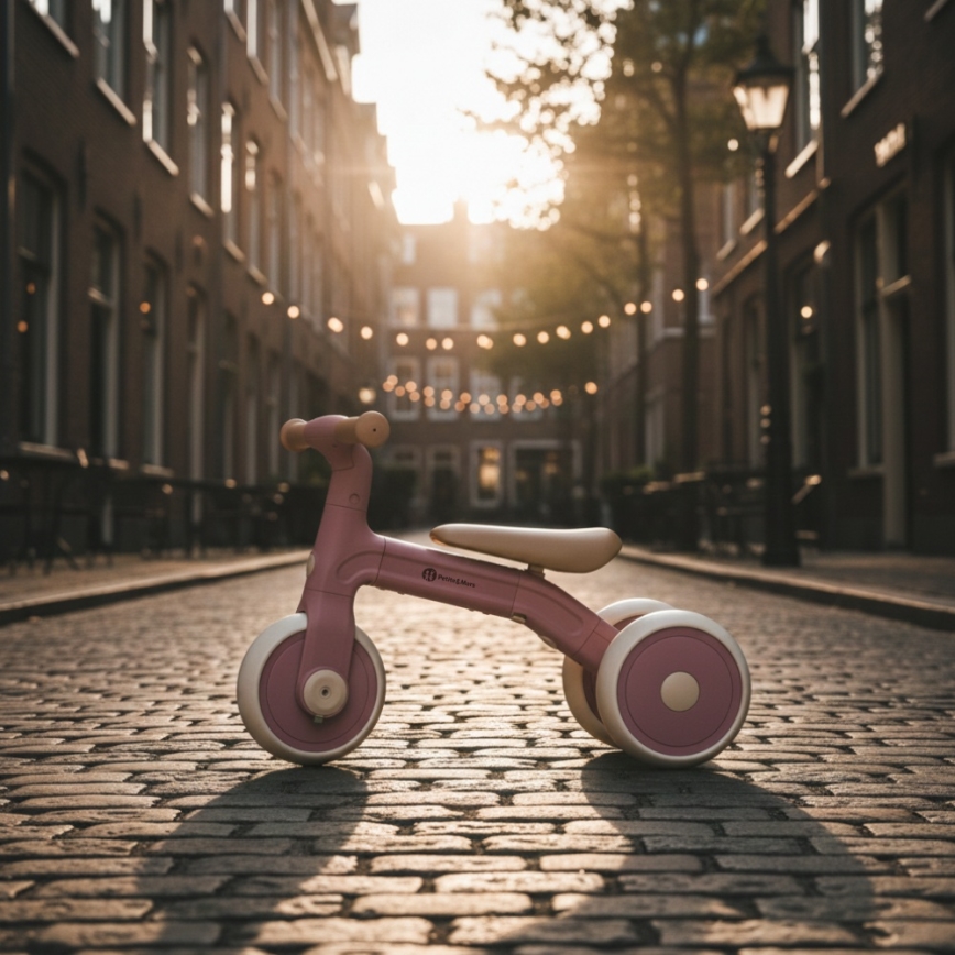 PETITE&MARS - BINGO 3-in-1 lasten kolmipyörä Dusty Rose