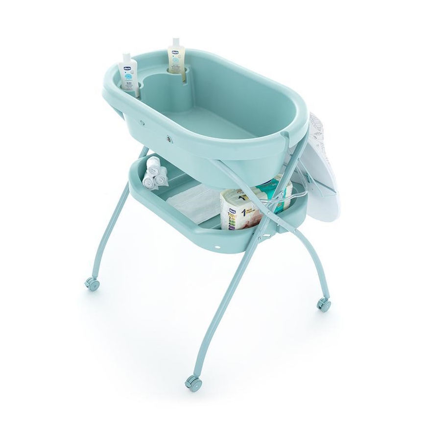 PETITE&MARS - Hoitopöytä ja kylpyamme SPA 3in1 minttu