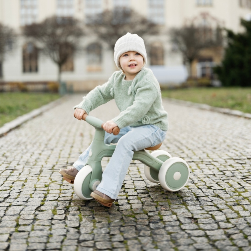 PETITE&MARS - Lasten 3-in-1 potkupyörä BINGO Sage Leaf