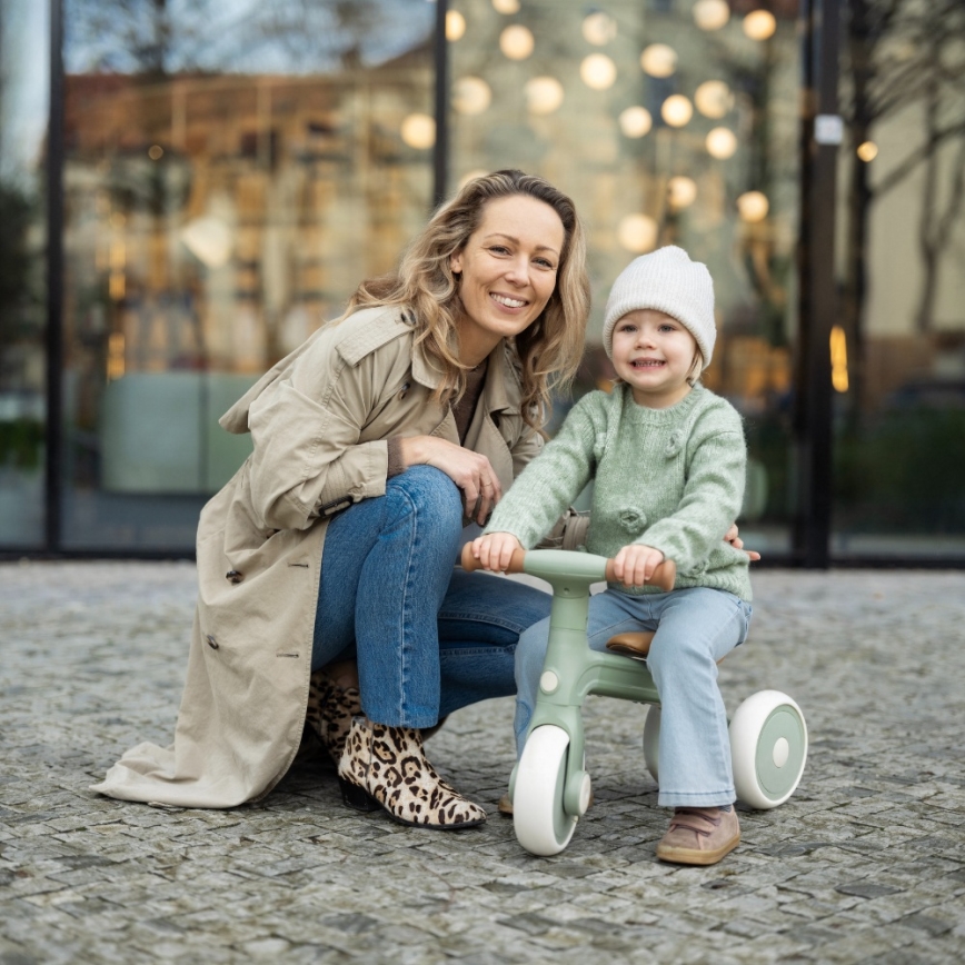 PETITE&MARS - Lasten 3-in-1 potkupyörä BINGO Sage Leaf
