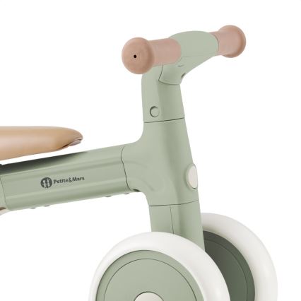 PETITE&MARS - Lasten 3-in-1 potkupyörä BINGO Sage Leaf