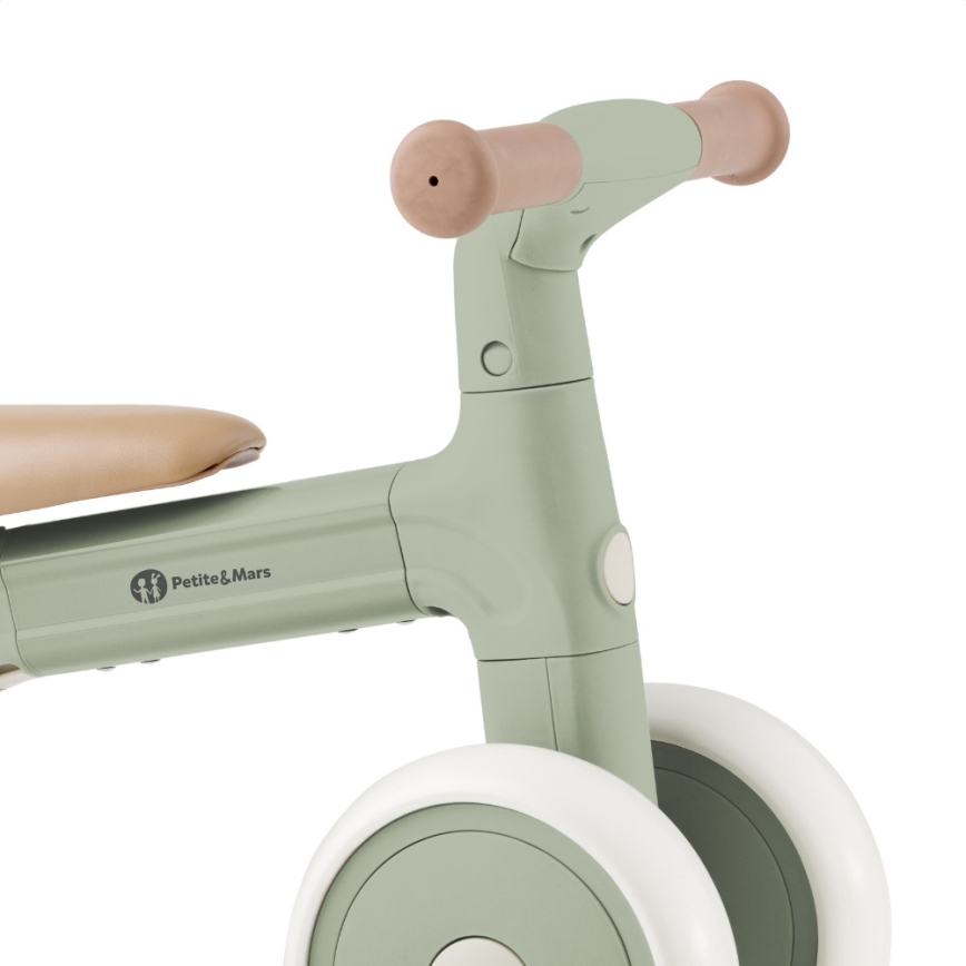 PETITE&MARS - Lasten 3-in-1 potkupyörä BINGO Sage Leaf