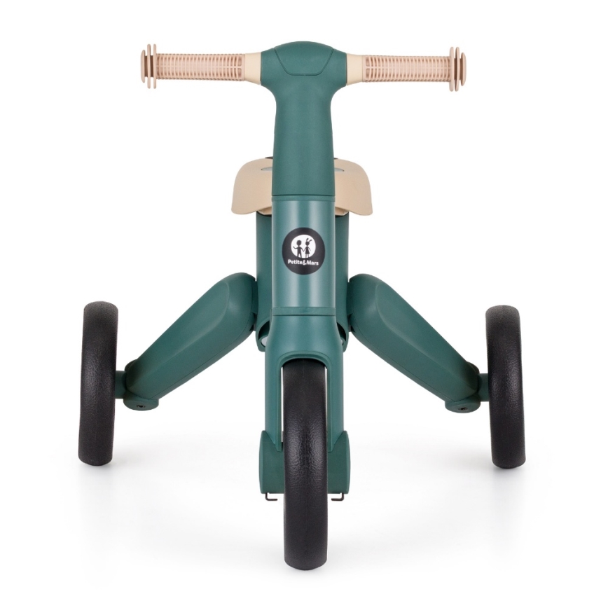 PETITE&MARS - Lasten 4-in-1 kolmipyörä DRIFT Misty Green