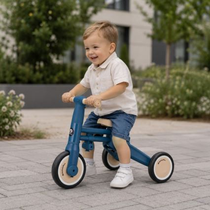 PETITE&MARS - Lasten 4-in-1 kolmipyörä DRIFT Ocean Blue