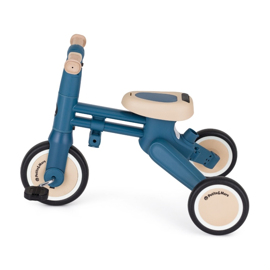 PETITE&MARS - Lasten 4-in-1 kolmipyörä DRIFT Ocean Blue