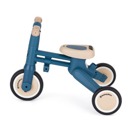 PETITE&MARS - Lasten 4-in-1 kolmipyörä DRIFT Ocean Blue