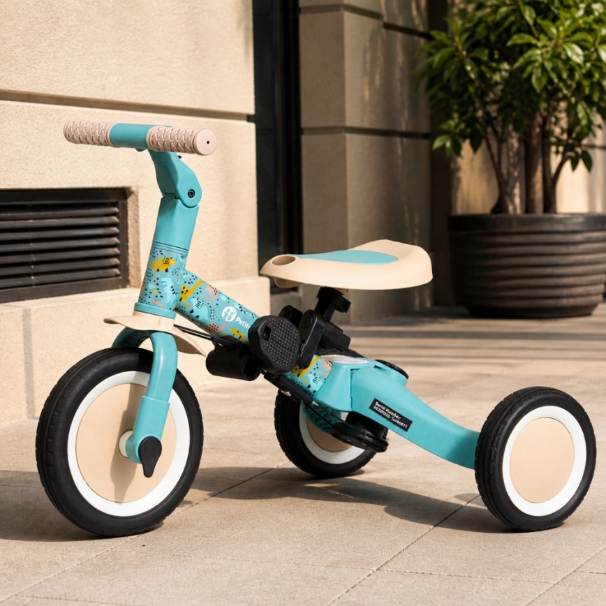 PETITE&MARS - Lasten 5-in-1 kolmipyörä TURBO LIMITED Dino Park
