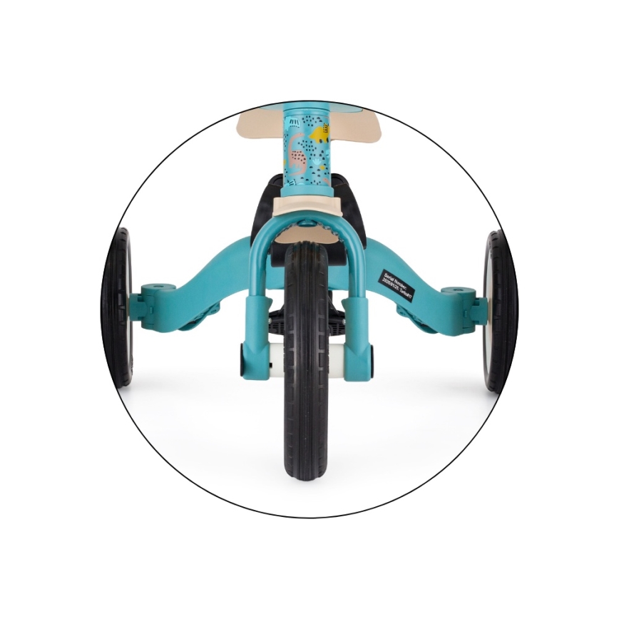 PETITE&MARS - Lasten 5-in-1 kolmipyörä TURBO LIMITED Dino Park