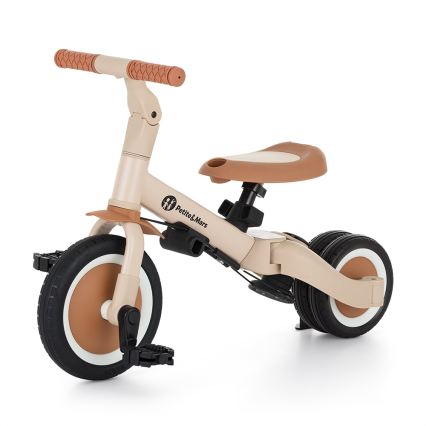 PETITE&MARS - Lasten 5-in-1-kolmipyörä TURBO PLUS Desert Sand
