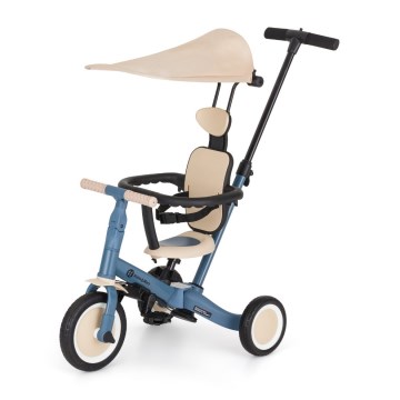 PETITE&MARS - Lasten 5-in-1 kolmipyörä TURBO PLUS Ocean Blue