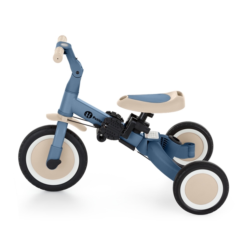 PETITE&MARS - Lasten 5-in-1 kolmipyörä TURBO PLUS Ocean Blue