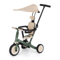 PETITE&MARS - Lasten 5-in-1 kolmipyörä TURBO PLUS Utuisen vihreä