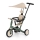 PETITE&MARS - Lasten 5-in-1 kolmipyörä TURBO PLUS Utuisen vihreä