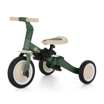 PETITE&MARS - Lasten 5-in-1 kolmipyörä TURBO PLUS Utuisen vihreä