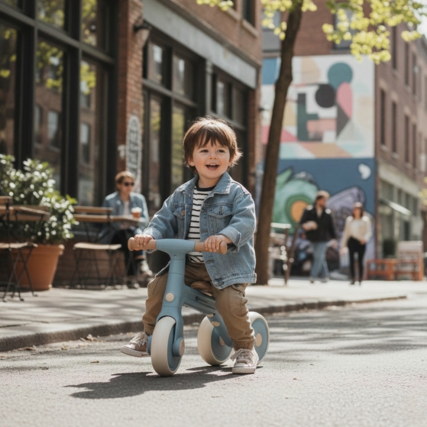 PETITE&MARS - Lasten kolmipyörä 3-in-1 BINGO Stering Blue