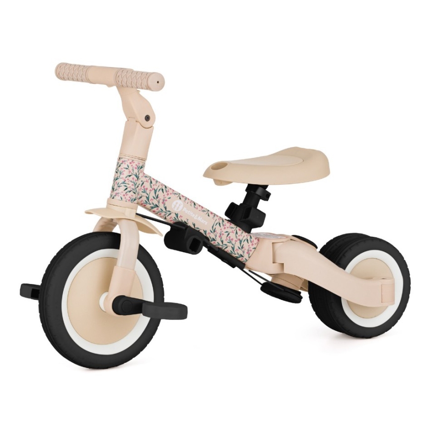 PETITE&MARS - Lasten kolmipyörä 5-in-1 TURBO LIMITED Pink Meadow