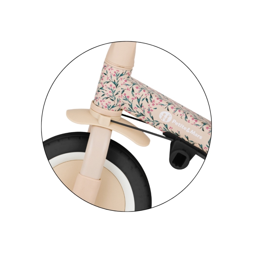 PETITE&MARS - Lasten kolmipyörä 5-in-1 TURBO LIMITED Pink Meadow