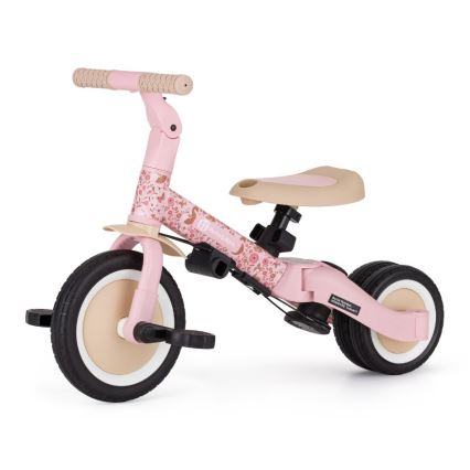 PETITE&MARS - Lasten kolmipyörä 5-in-1 TURBO LIMITED Rosy Wilderness