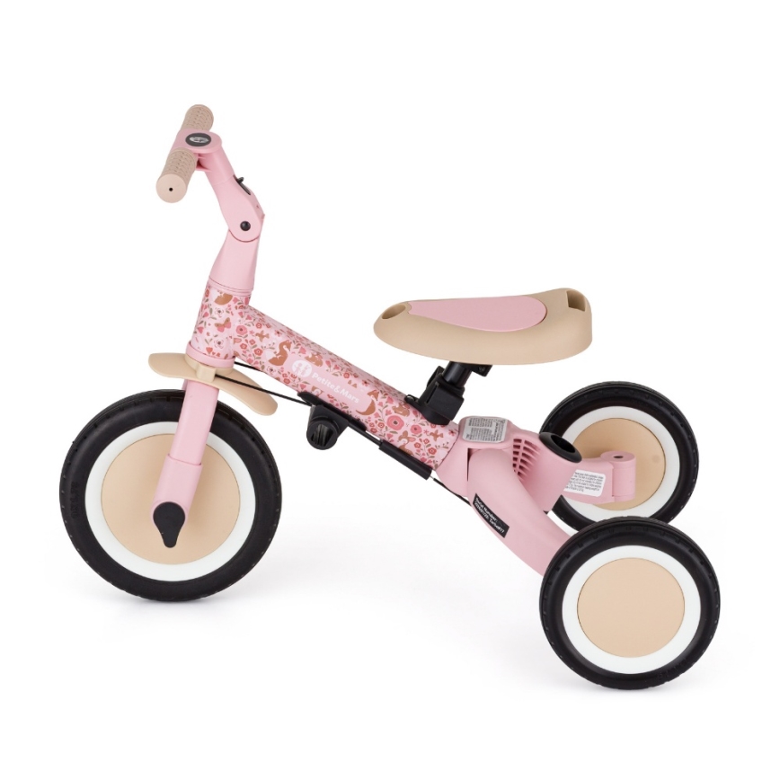 PETITE&MARS - Lasten kolmipyörä 5-in-1 TURBO LIMITED Rosy Wilderness