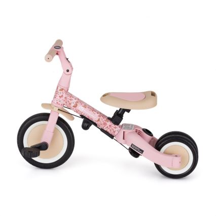 PETITE&MARS - Lasten kolmipyörä 5-in-1 TURBO LIMITED Rosy Wilderness