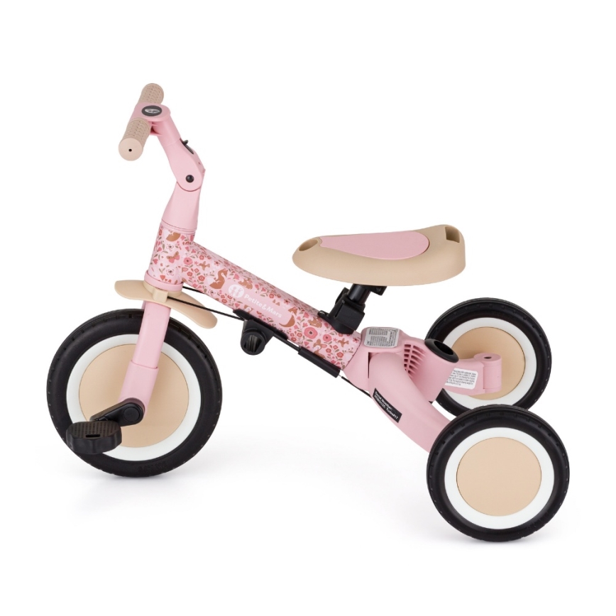 PETITE&MARS - Lasten kolmipyörä 5-in-1 TURBO LIMITED Rosy Wilderness
