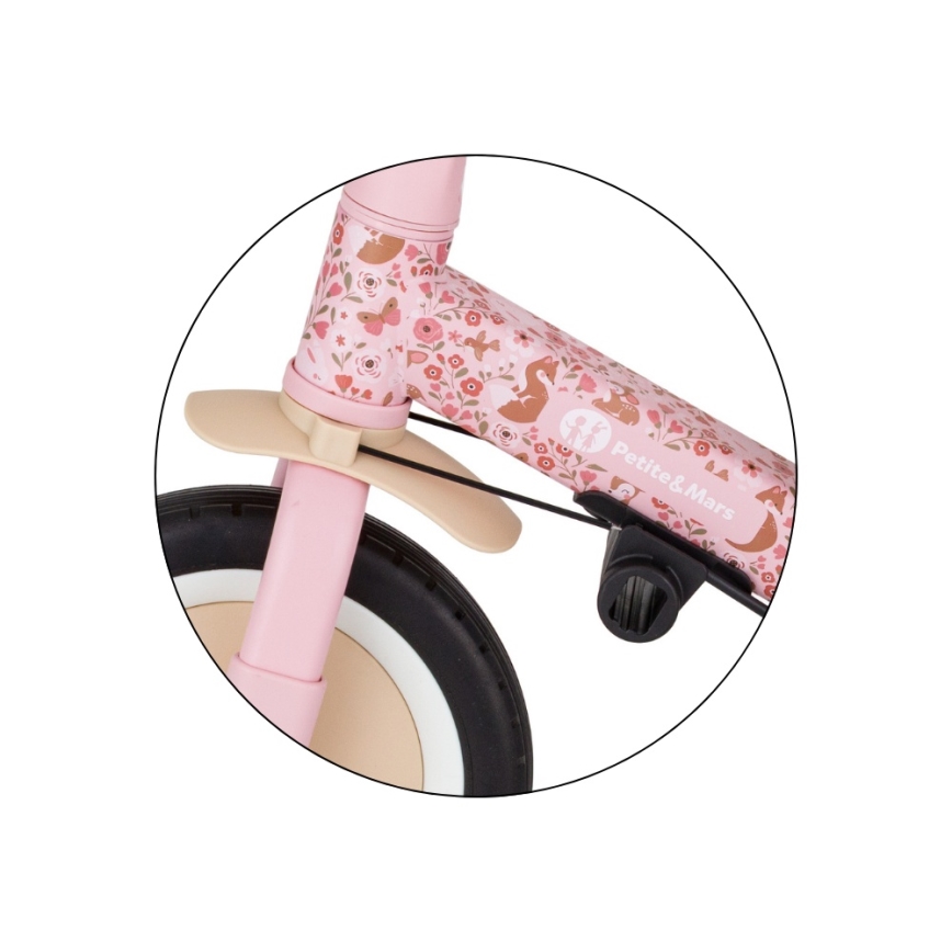 PETITE&MARS - Lasten kolmipyörä 5-in-1 TURBO LIMITED Rosy Wilderness