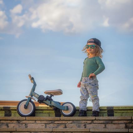 PETITE&MARS - Lasten kolmipyörä 5in1 TURBO Misty Green