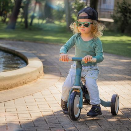 PETITE&MARS - Lasten kolmipyörä 5in1 TURBO Misty Green