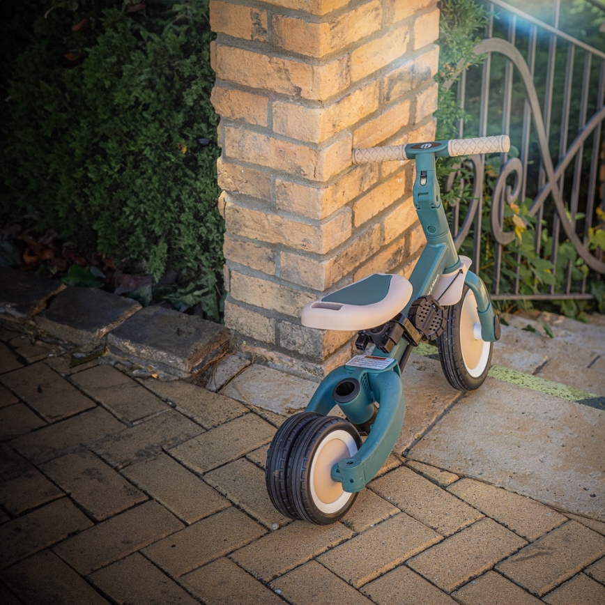 PETITE&MARS - Lasten kolmipyörä 5in1 TURBO Misty Green