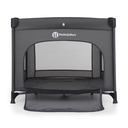 PETITE&MARS - Lasten matkaleikkiaita NOOK Urban Charcoal Grey