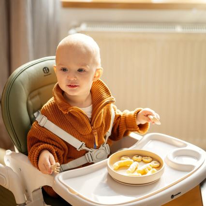 PETITE&MARS - Lasten ruokatuoli GUSTO vihreä