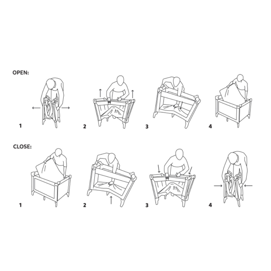 PETITE&MARS - Matkasänky NYJA Elegant Dreamlines Mocha