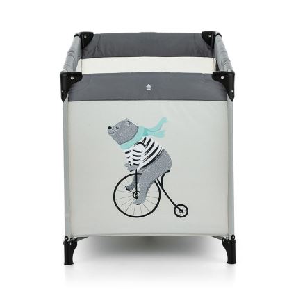 PETITE&MARS - Matkasänky NYJA TEDDY BIKER harmaa/beige