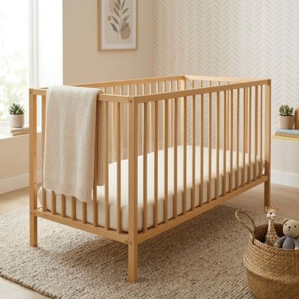 PETITE&MARS - Pinnasänky NELA BEECH 120x60 cm pyökki