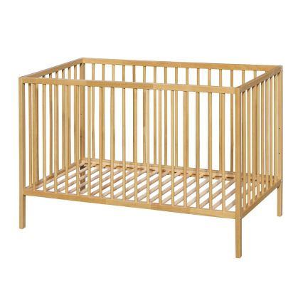 PETITE&MARS - Pinnasänky + turvakaide NELA BEECH 120x60 cm pyökki