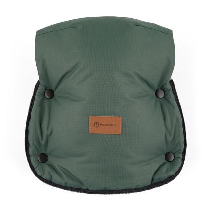 PETITE&MARS - SETTI Vauvan jalkapeite 4in1 ARCTIC + rattaiden käsisuoja FURRY Veritable Khaki