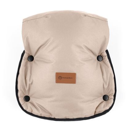 PETITE&MARS - SETTI Vauvan jalkapeite 4in1 COMFY + rattaiden käsisuoja FURRY Ruusu Petal