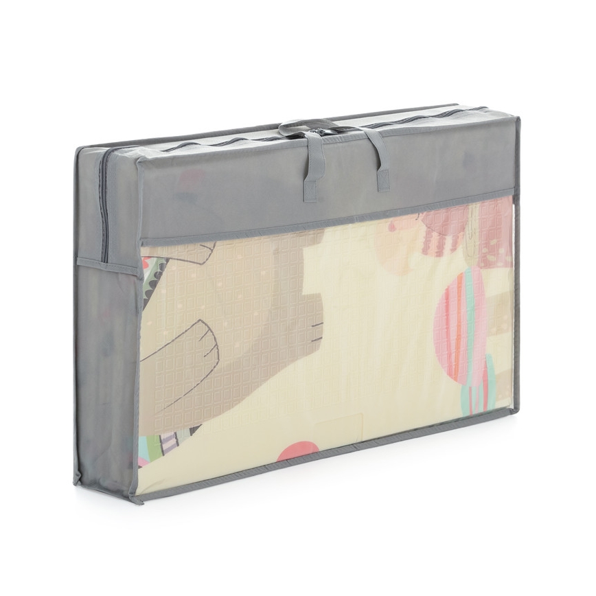 PETITE&MARS - Taitettava leikkimatto CAMPY ELEPHANT&FOX