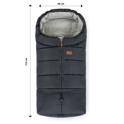 PETITE&MARS - Vauvan makuupussi 3in1 JIBOT harmaa