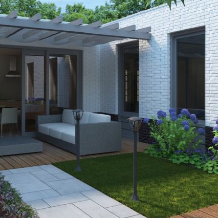 Philips 15383/30/16 - Ulkovalaisin MYGARDEN CREEK 1xE27/60W/230V musta IP44