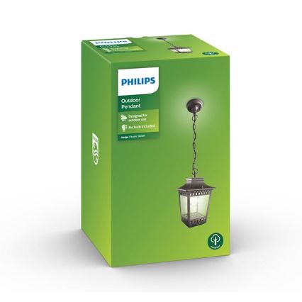 Philips 15406/86/PN - Ulkokattokruunu HEDGE 1xE27/60W/230V IP44