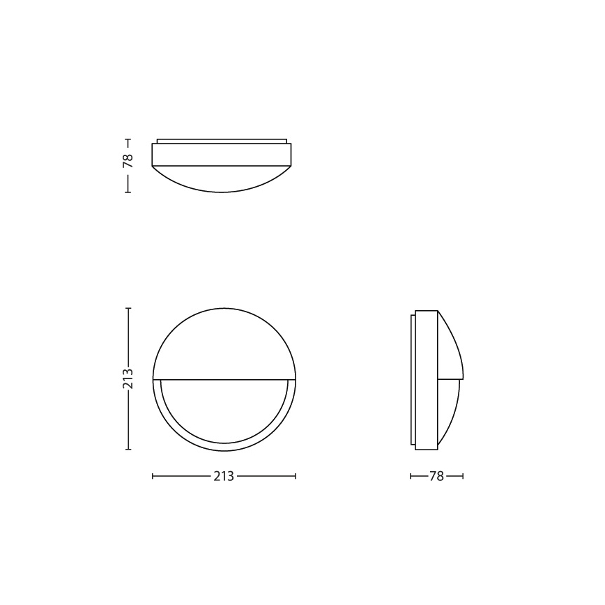Philips - LED-ulkoseinävalaisin LED/6W IP44