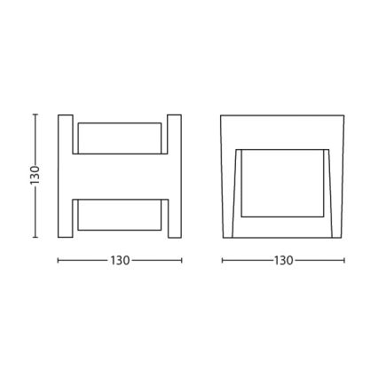 Philips - LED-ulkoseinävalaisin LED/4,5W/230V 2700K IP44