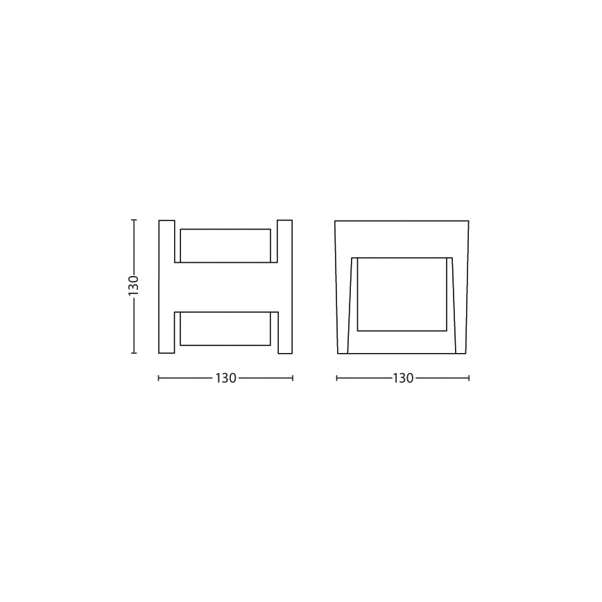 Philips - LED-ulkoseinävalaisin LED/4,5W/230V 2700K IP44