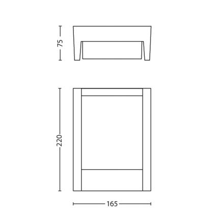 Philips - LED-ulkoseinävalaisin LED/6W/230V 2700K IP44