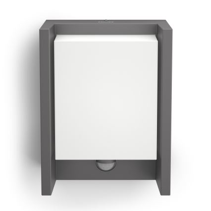 Philips - LED Ulkovalo anturilla LED/6W 4000K IP44