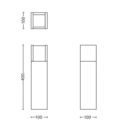 Philips - LED-ulkolamppu LED/6W/230V 2700K IP44