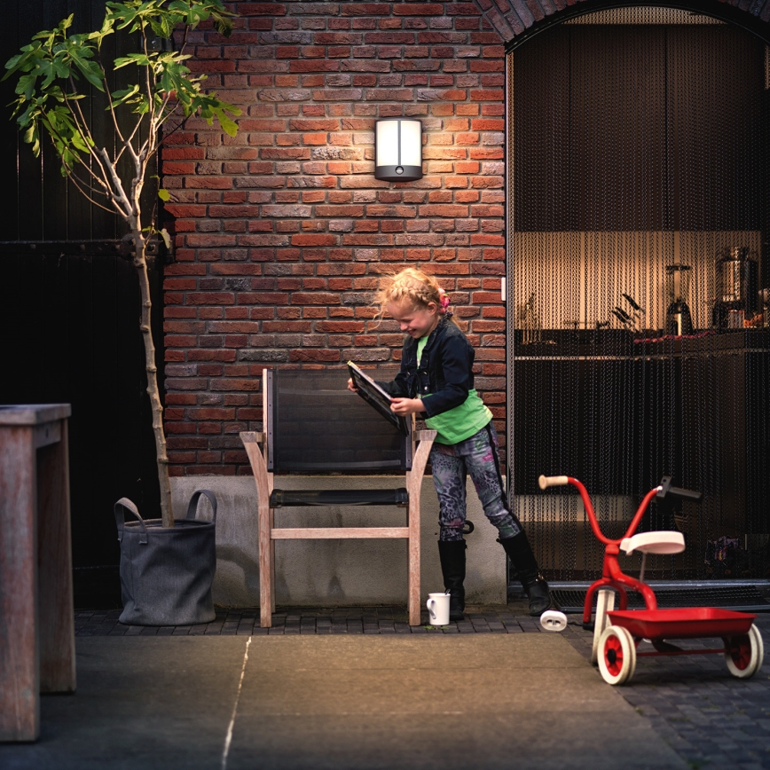 Philips - LED-ulkovalo sensorilla LED/6W IP44