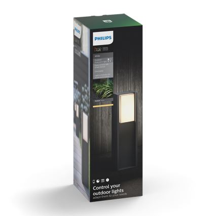 Philips - Himmennettävä LED-ulkolamppu Hue TURACO 1xE27/9,5W/230V IP44
