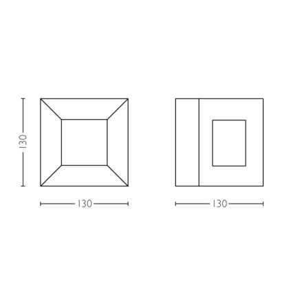 Philips - LED-ulkoseinävalaisin LED/8W IP44